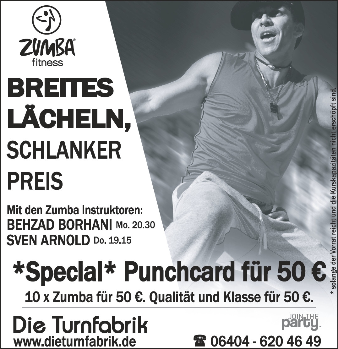 Zumba Fitness in Gießen und Lich