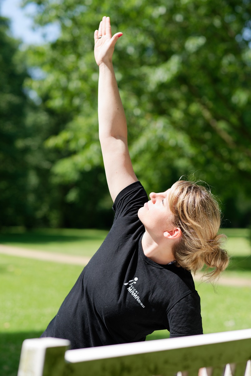 Training mit Saskia Richardt von superMAMAfitness