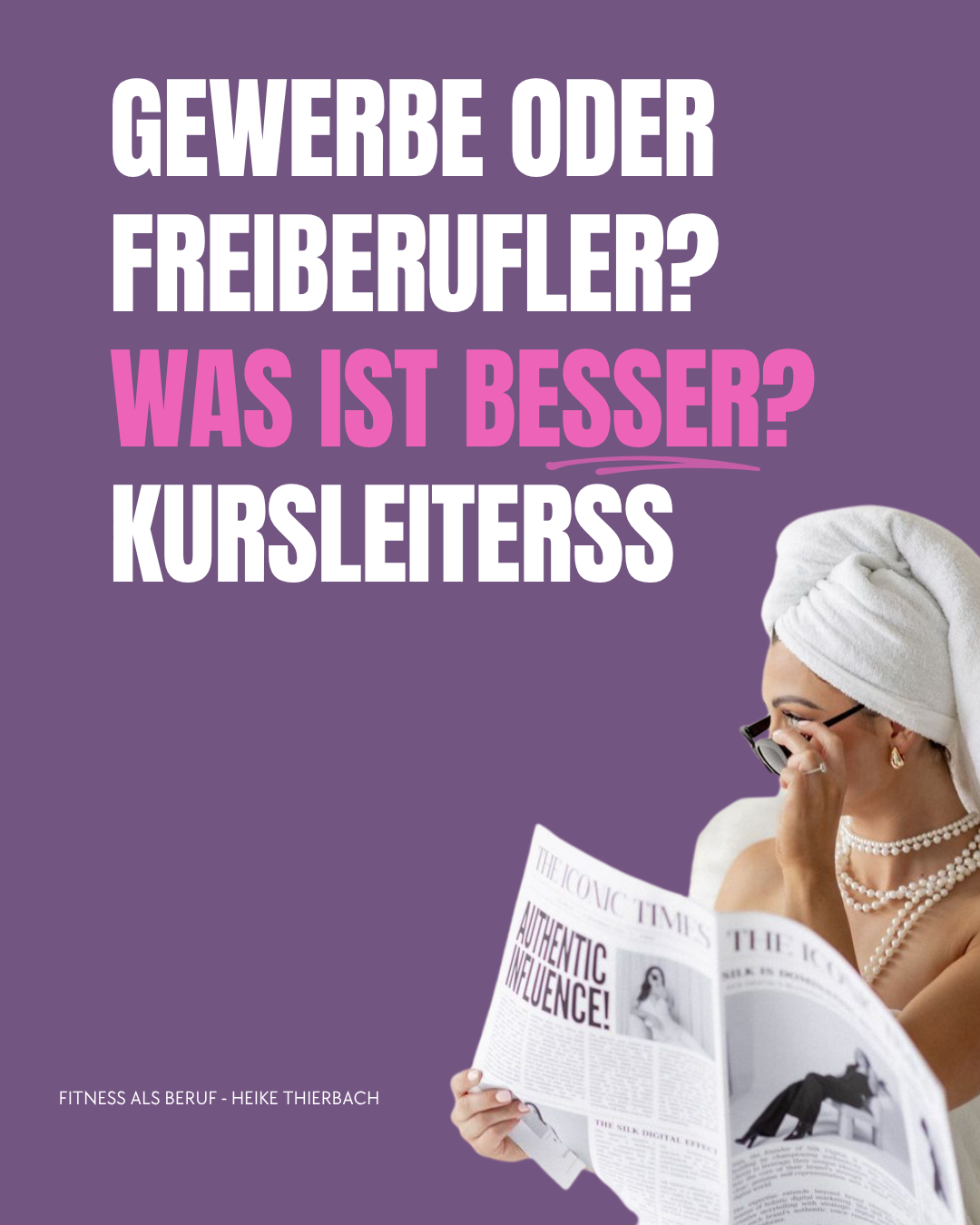 Freiberuflich oder Gewerbe? Die Frage, an der fast alle Trainerinnen hängen bleiben