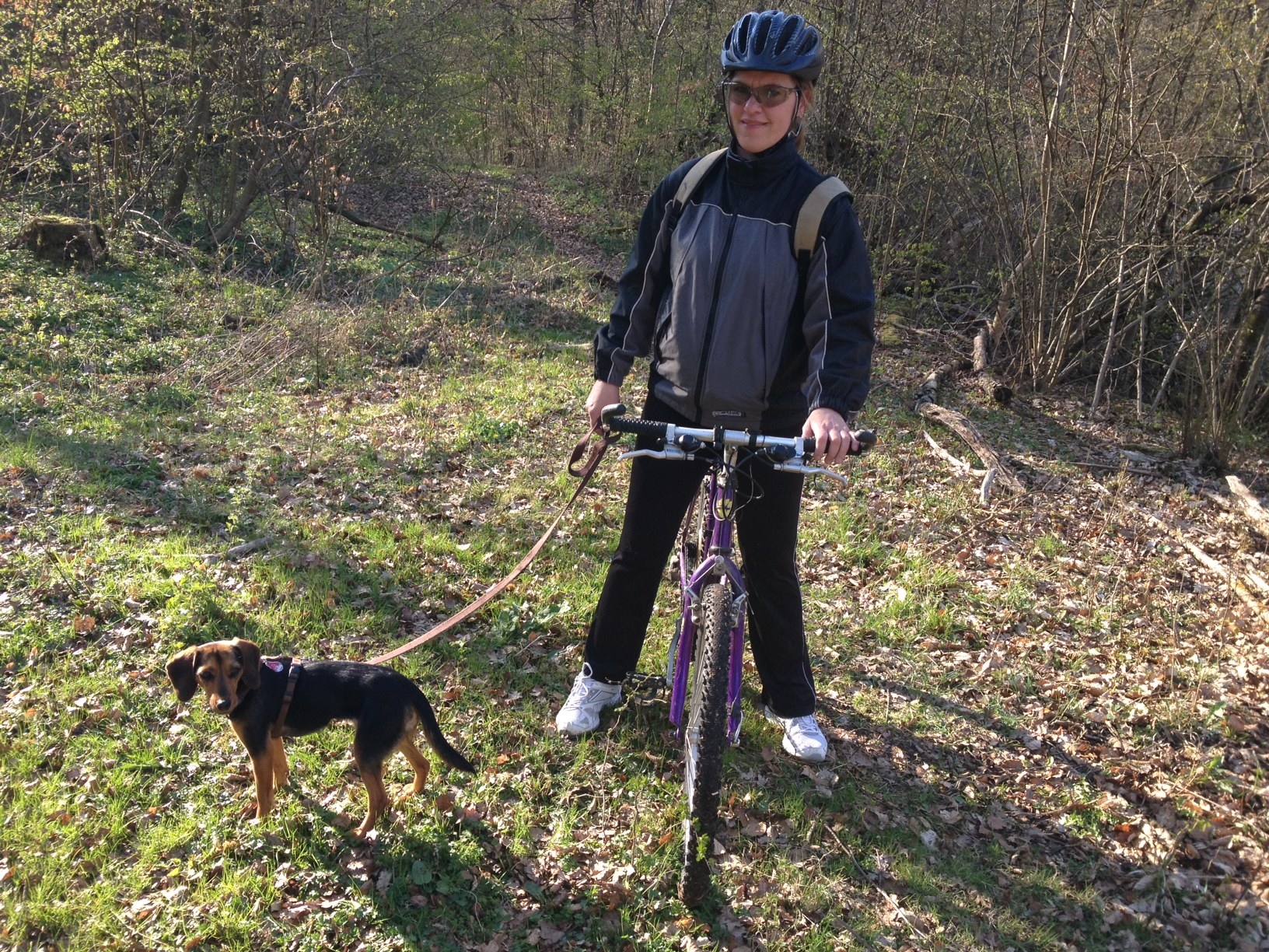 Fitnessmutti fährt gerne Rad!