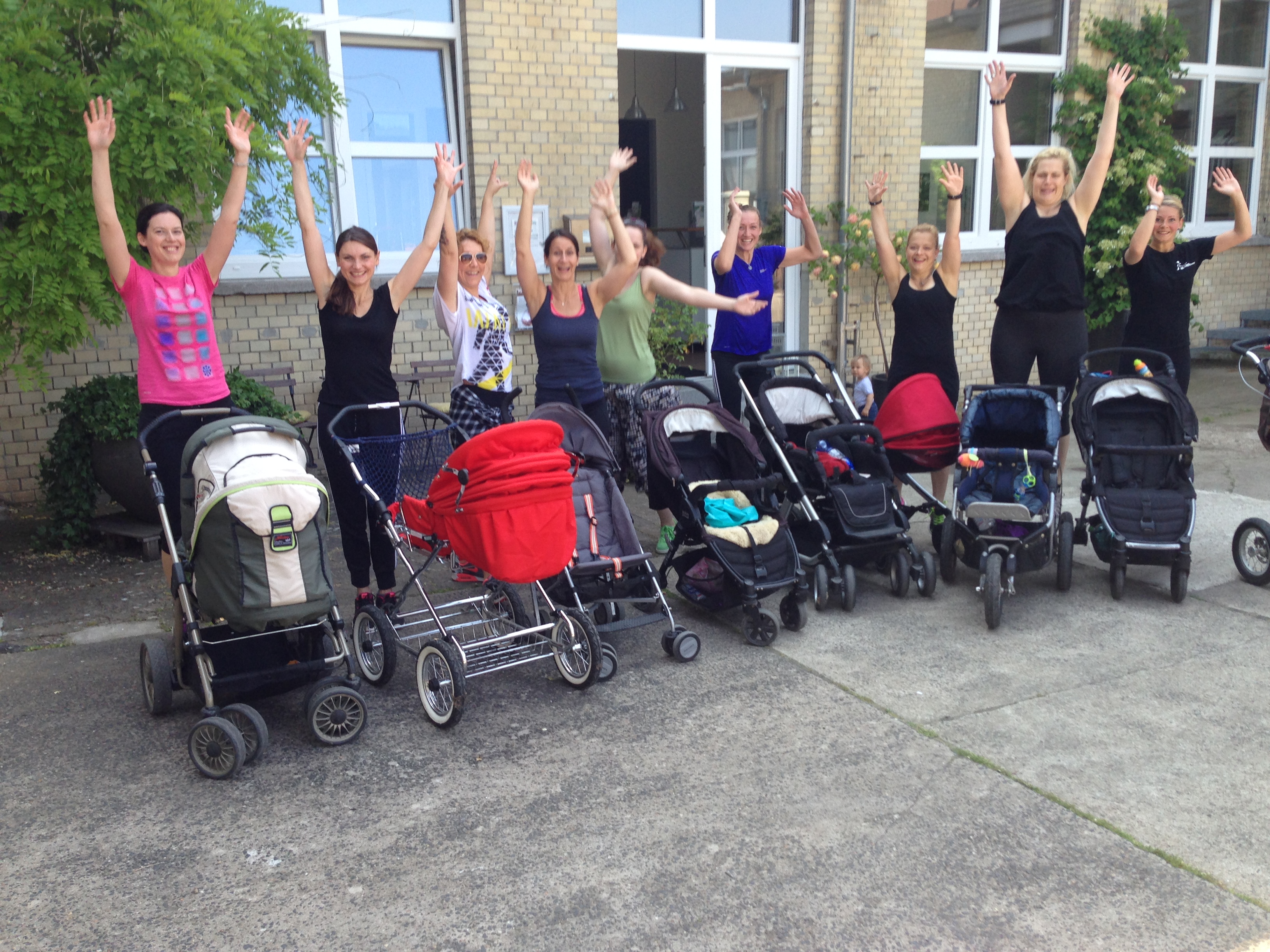 Trainerteam superMAMAfitness Fortbildung Juni 2015 in Lich